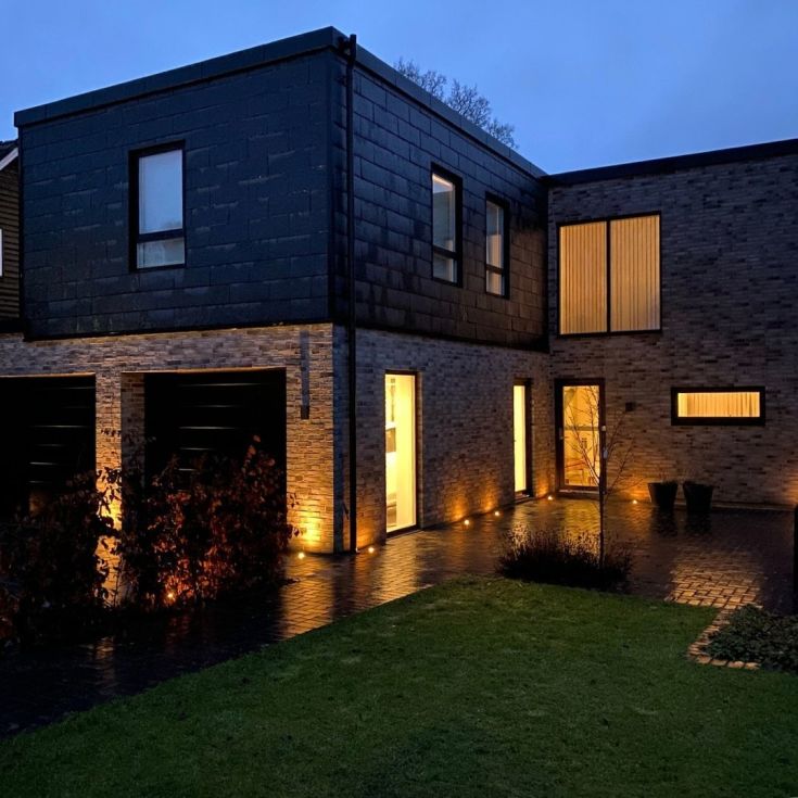 Light By Juhl Cosmos nedgravningsspot, Zigbee, messing, 15-pak