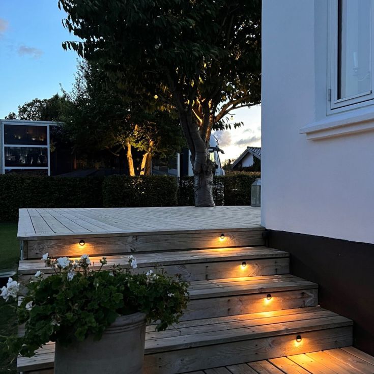 Light By Juhl Saga trappespots til indbygning, sølv