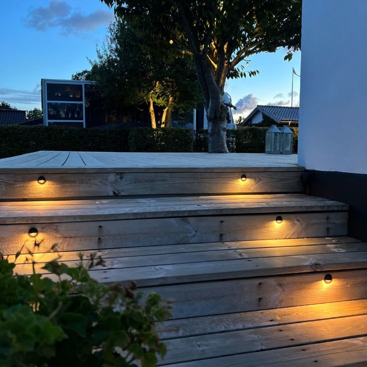 Light By Juhl Saga trappespot til indbygning, sort