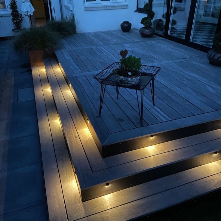 Light By Juhl Saga trappespot til indbygning, messing, 10-pak