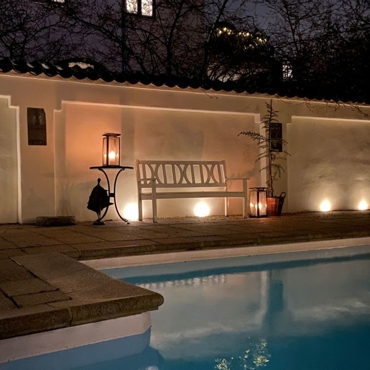 Light By Juhl holmegaardsten med Cosmos messing spot, 14x21x5,5 cm, antracit