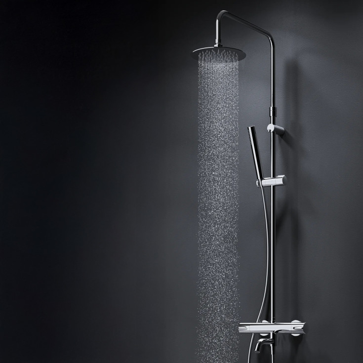 AM.PM Spike karamatur med brusesæt, krom