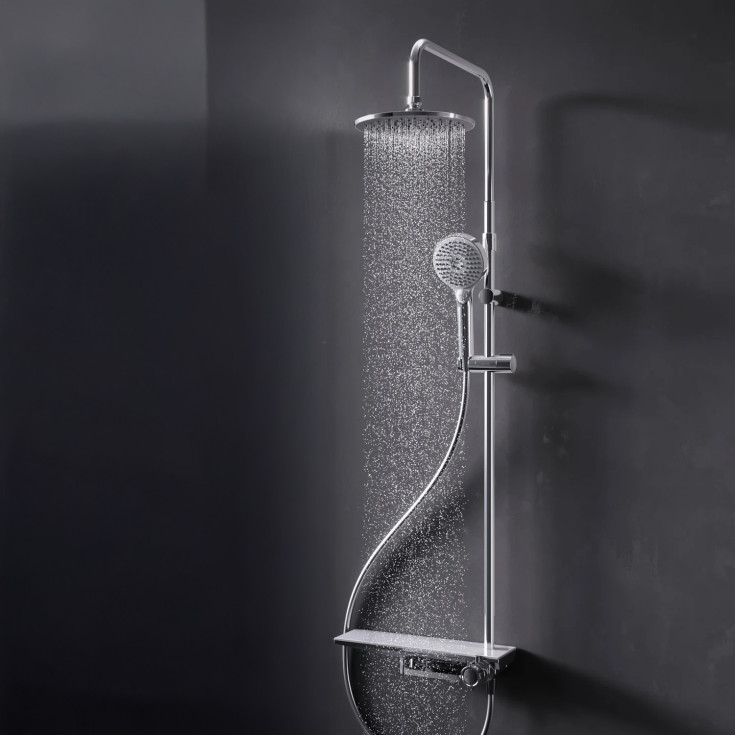 AM.PM Flash karamatur med brusesæt, krom