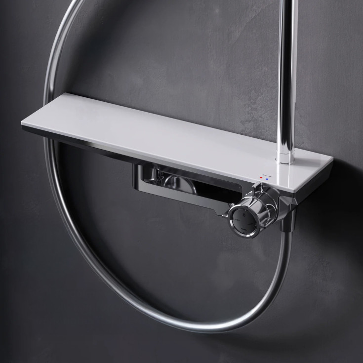 AM.PM Flash karamatur med brusesæt, krom