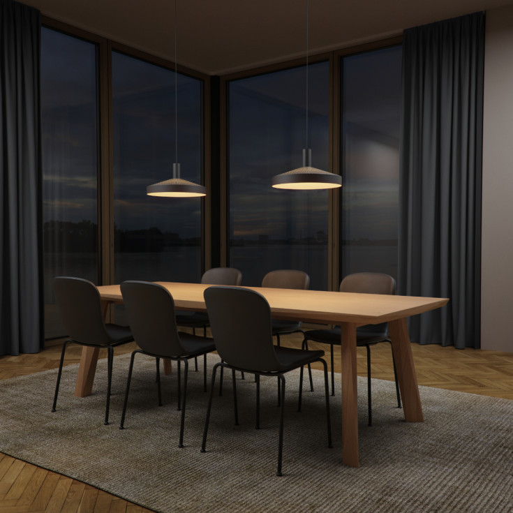 Sackit Dawn pendel, Ø40 cm, sort