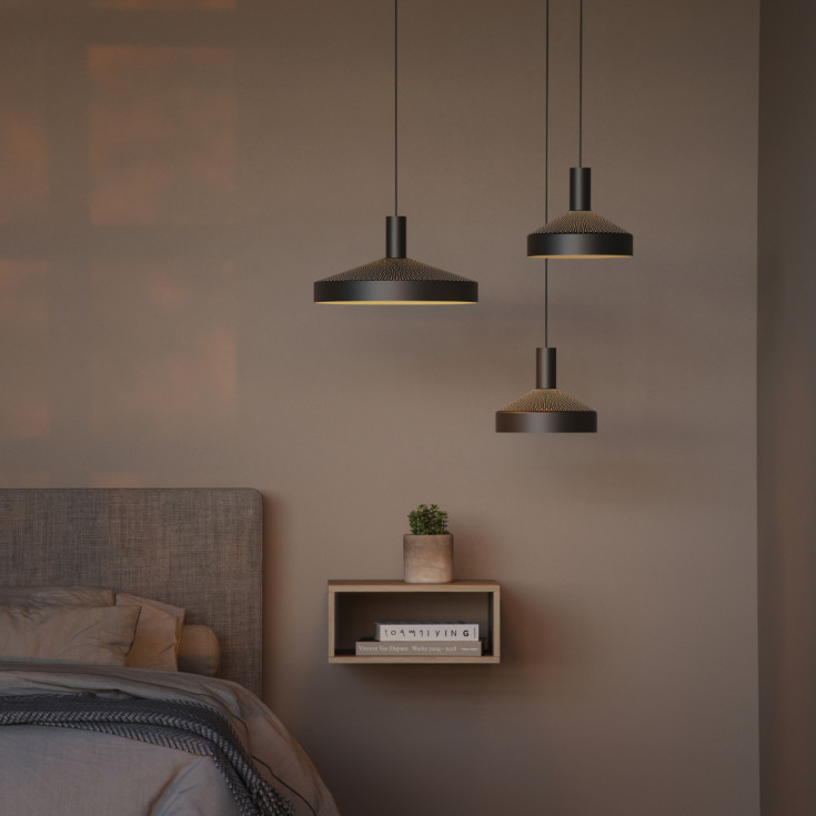 Sackit Dawn pendel, Ø40 cm, sort