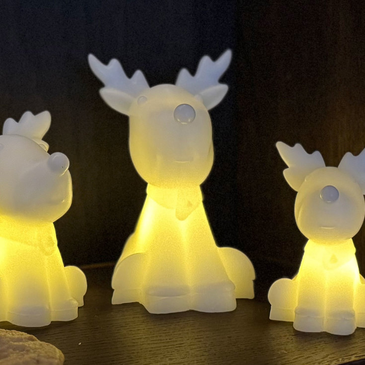 Sirius Naja reinsdyr med lys, 11,6 cm