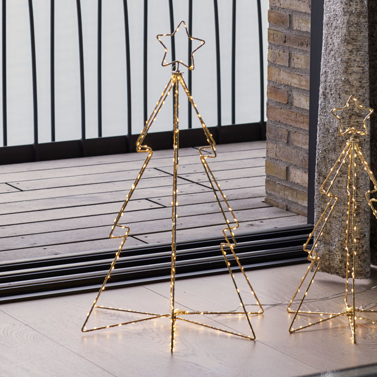 Sirius Esther juletre i metall med lys, H60 cm