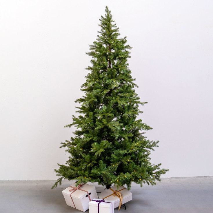 Sirius Eric kunstig juletre med lys, 240 cm