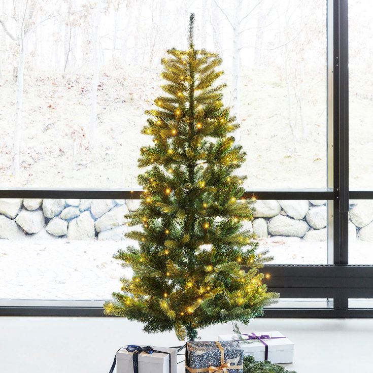Sirius Elton kunstig juletre med lys, 180 cm