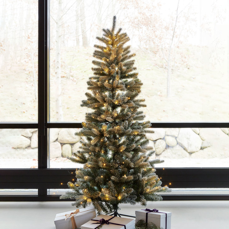 Sirius Elias kunstig juletre med lys, 150 cm