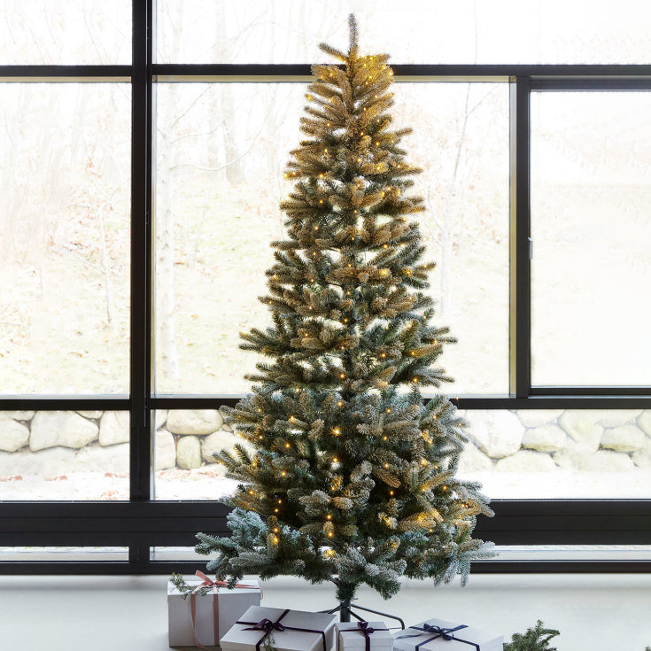 Sirius Elias kunstig juletre med lys, 240 cm