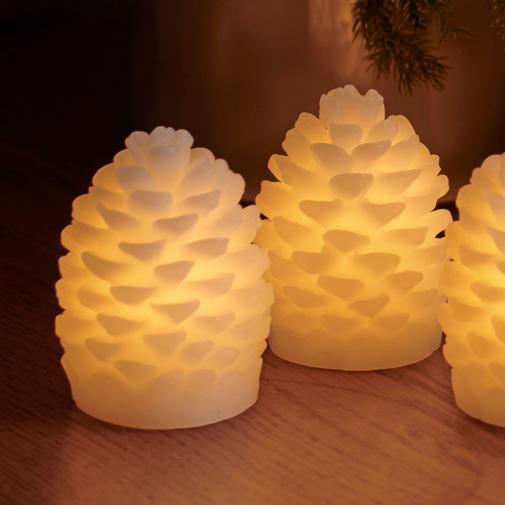 Sirius Clara kongle med lys, 2-pak