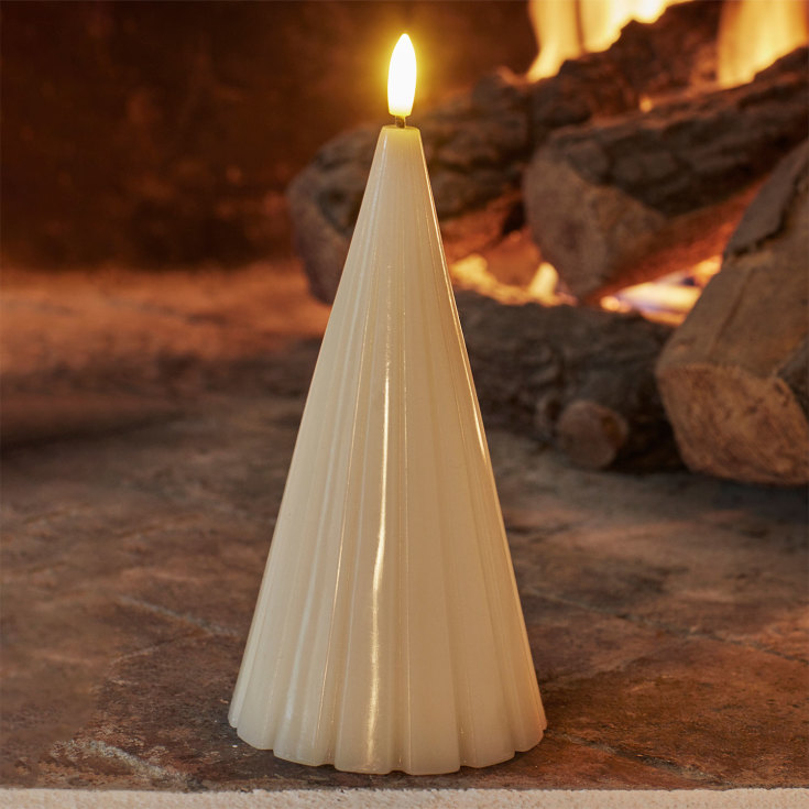 Sirius Laura LED blokklys, batteri, hvit, H20 cm