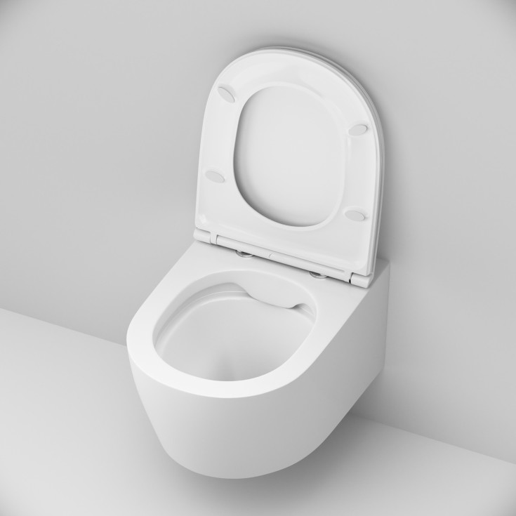 AM.PM X-Joy S toiletpakke, uden skyllekant, hvid/krom