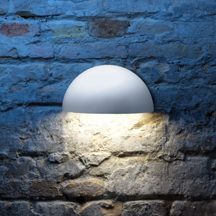 Lumenlight Bolero utelys vegg, hvit