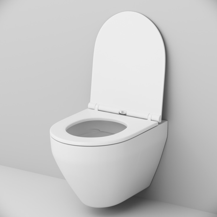 AM.PM Spirit V2.0 toiletpakke, uden skyllekant, hvid/krom