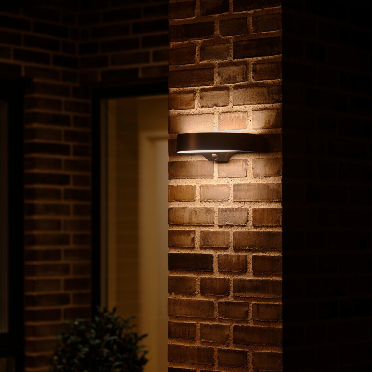 Nordlux Monay Round solcelle utelys vegg