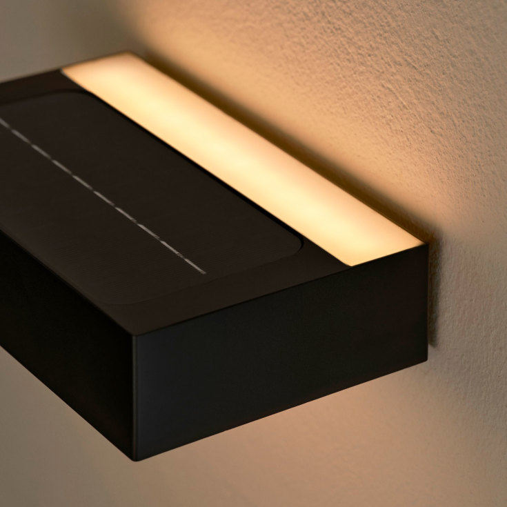 Nordlux Monay Square solcelle utelys vegg