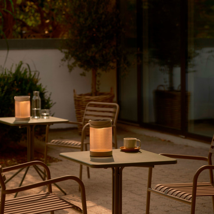 Nordlux Coupar solcelle bordlampe, beige