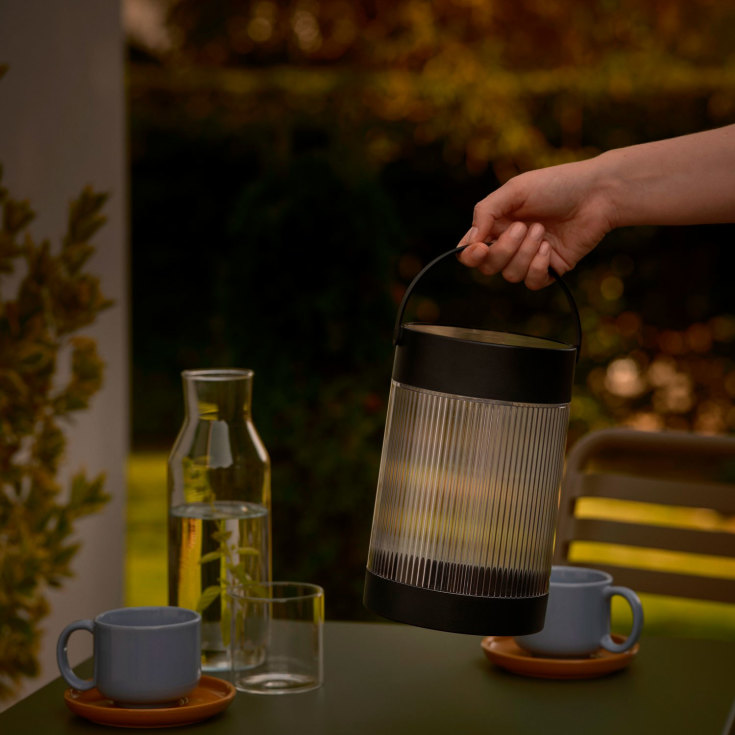 Nordlux Coupar solcelle bordlampe, svart