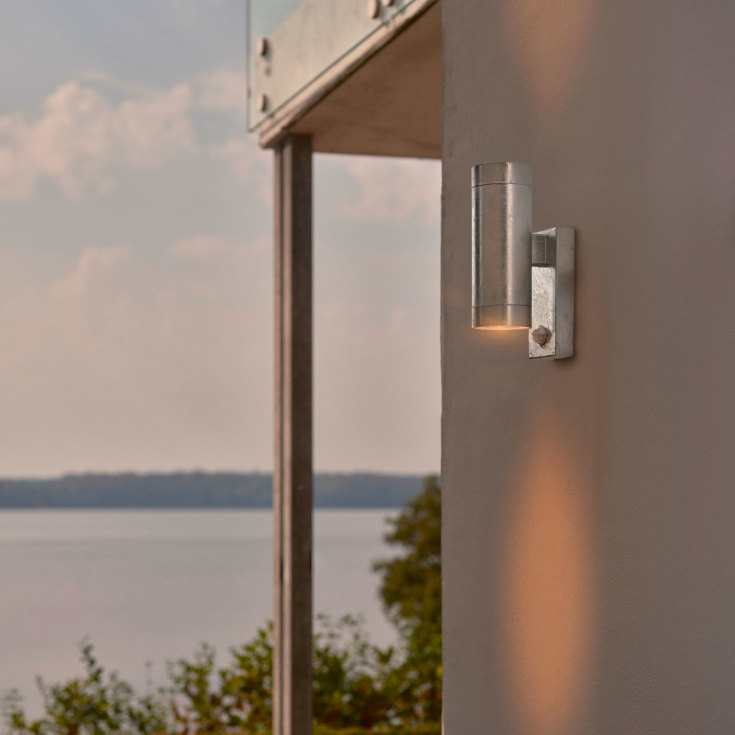 Nordlux Tin Maxi Double udendørs væglampe med sensor