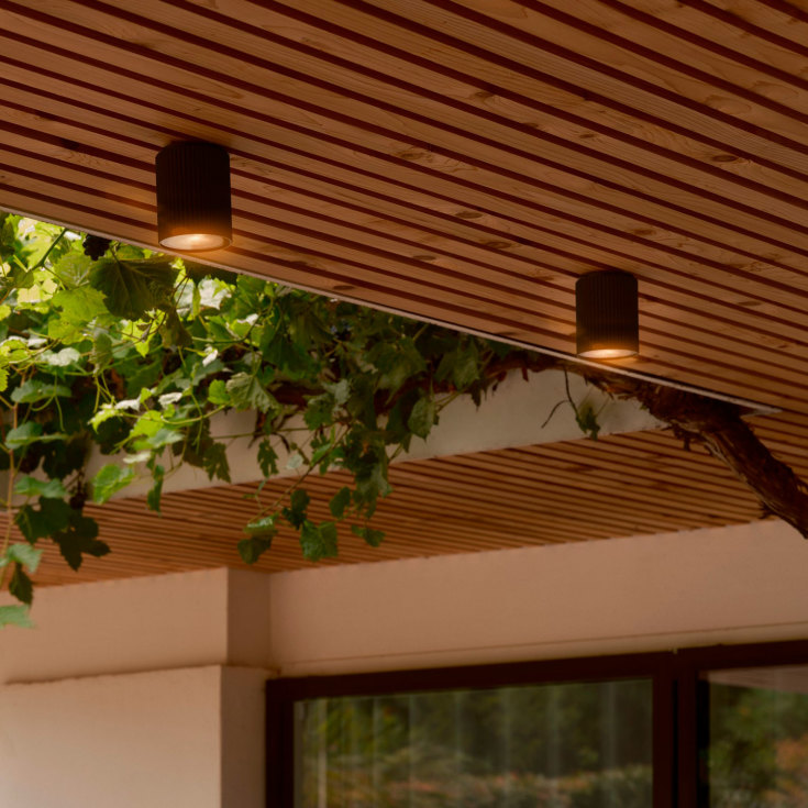 Nordlux Kyklop Ripple udendørs påbygningsspot