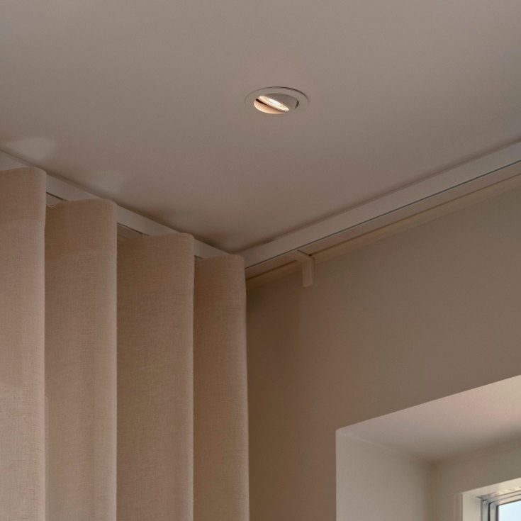 Nordlux Monolo indbygningsspots, hvid, 3-pak