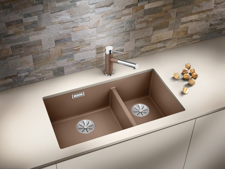 Blanco Subline 430/270-U diskbänk, 75,5x46 cm, brun