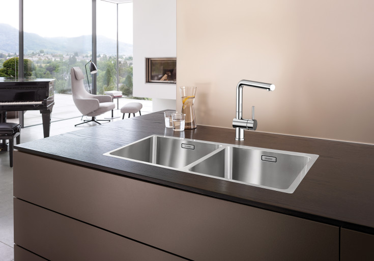 Blanco Andano 400/400-IF/N UXI kjøkkenvask, 86,5x44 cm, rustfritt stål