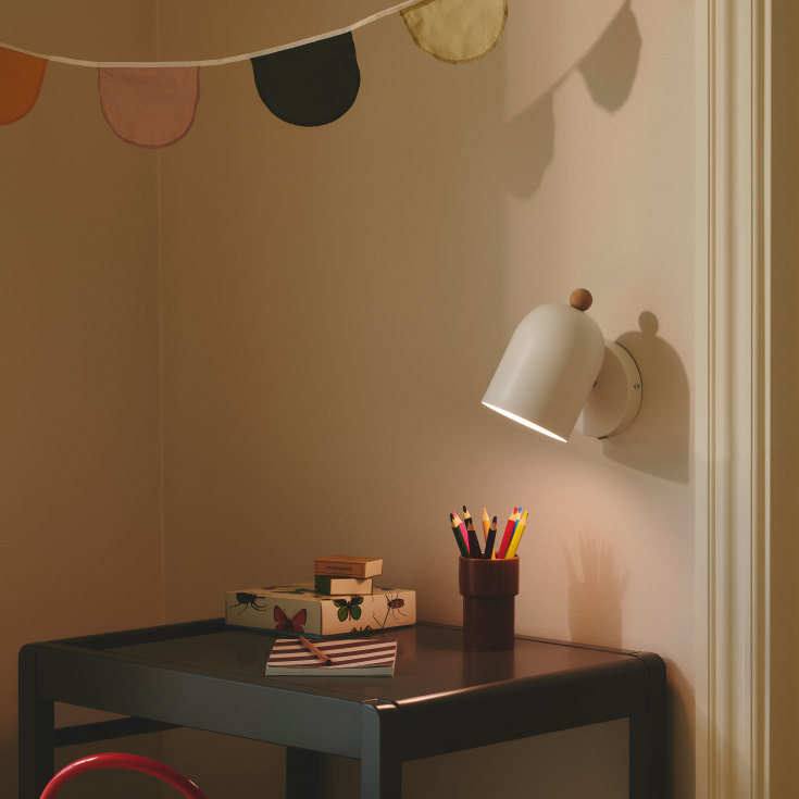 Nordlux Gaston vegglampe, hvit