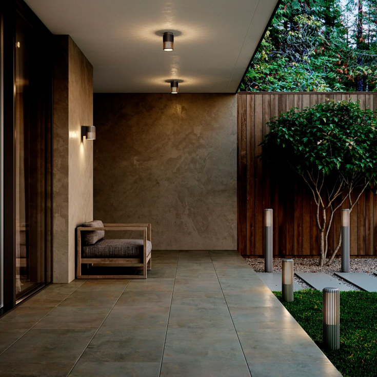 Nordlux Aludra havelampe, antracit, 45 cm