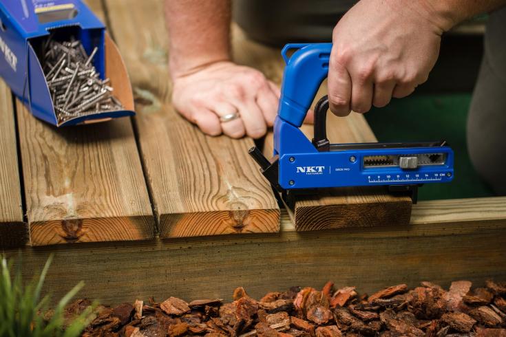 NKT terrassemonteringsværktøj DECK PRO t/skjulte skruer m/bits