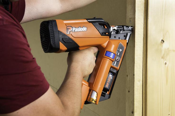 PASLODE sømpistol IM100Xi, gasdrevet, 63-100 mm