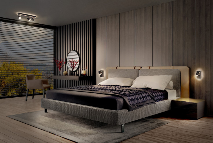 Ledvance Decor Mars väggspotlight, svart