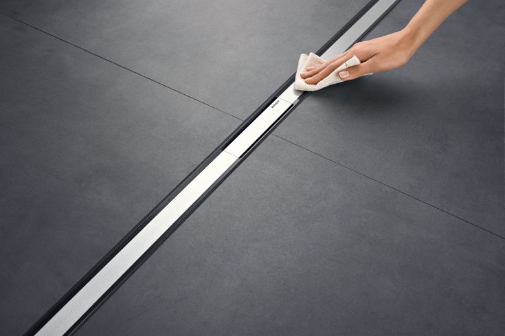Geberit CleanLine20 avløpsarmatur, 300-1100 mm, fri plassering, rustfritt stål