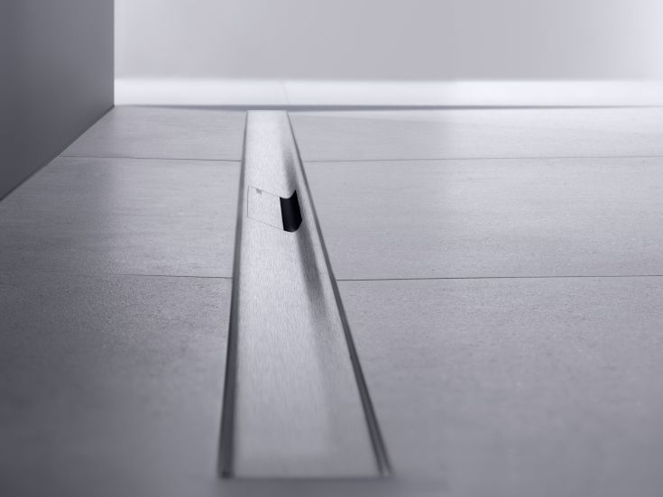 Geberit CleanLine50 afløbsarmatur, 300-900 mm, fri placering, rustfrit stål