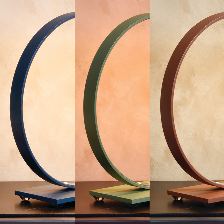 Le Deun Luminaires Nano bordlampe, rustfarge