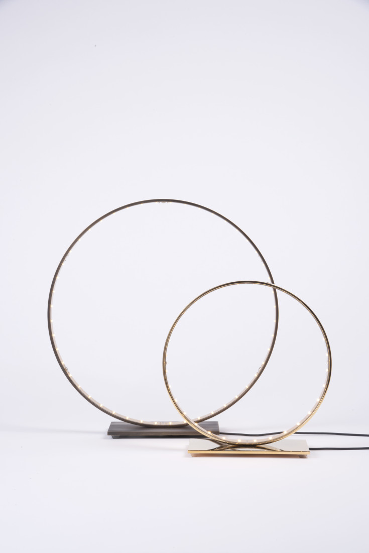 Le Deun Luminaires Nano bordlampe, grå