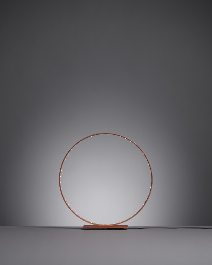 Le Deun Luminaires Micro bordlampe, rustfarge