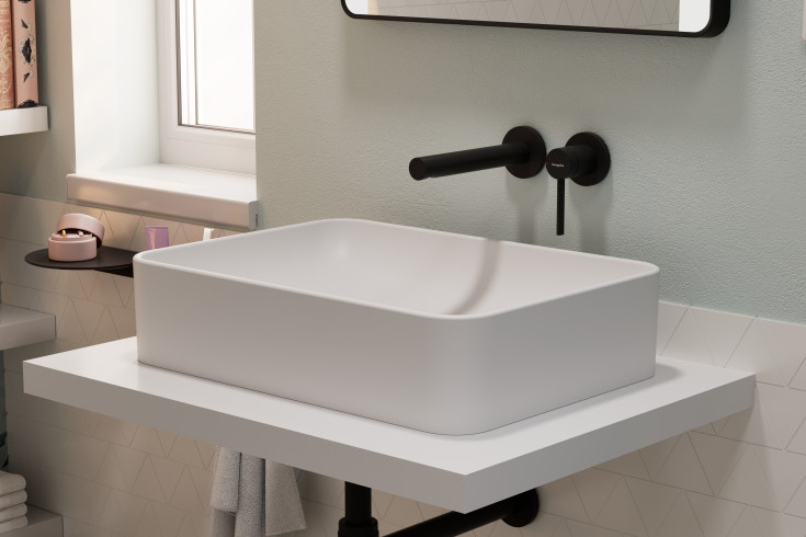 Hansgrohe Zesis S tvättställsblandare, matt svart