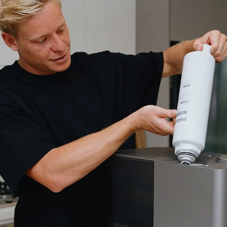 Philips Aquaporin vattendispenser, kokande vatten, filtrering, 6 liter