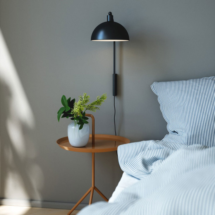 Nordlux Ellen vegglampe, sort