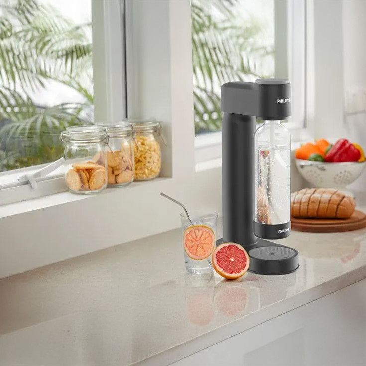 Philips GoZero Sodamaker kullsyremaskin, sort