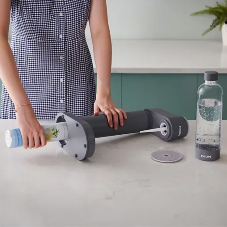 Philips GoZero Sodamaker kullsyremaskin, grå