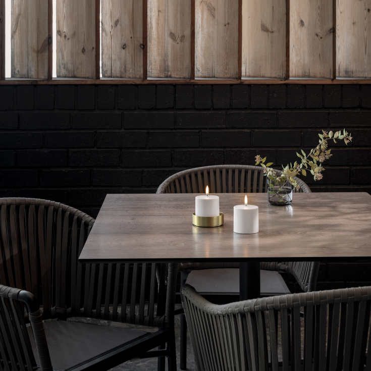 Uyuni LED blokklys, oppladdningsbar, hvit