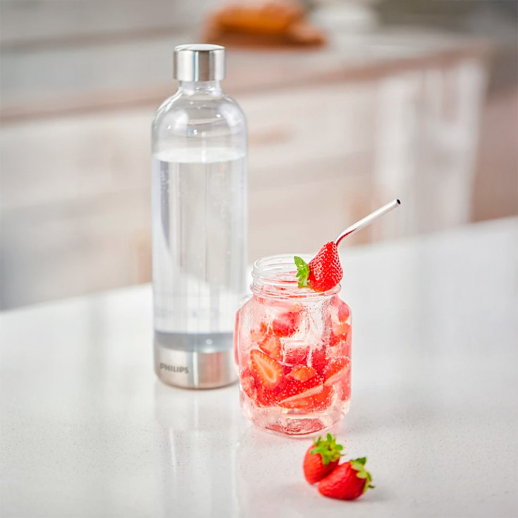 Philips GoZero Sodamaker kullsyremaskin, hvit