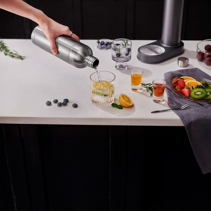 Philips GoZero Sodamaker kolsyremaskin, rostfritt stål