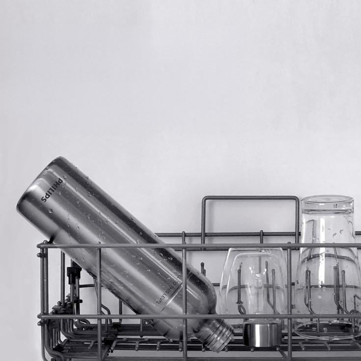 Philips GoZero Sodamaker kolsyremaskin, rostfritt stål