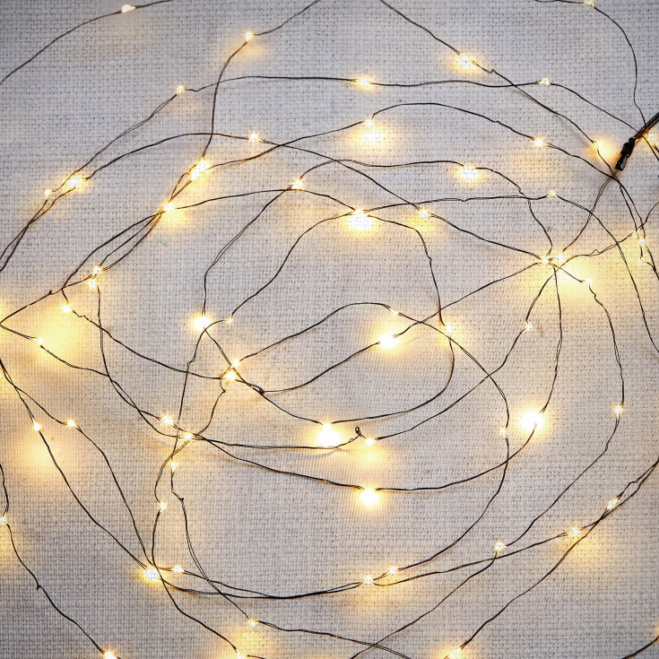 Markslöjd Fenix-ljuskedja, utomhus, 120 st LED